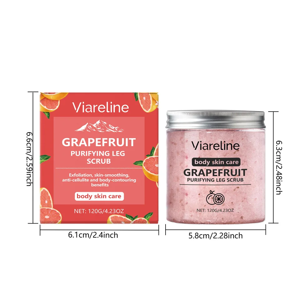 Viareline Grapefruit Exfoliating Body Scrub Cream