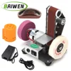 New Angle Grinder Grinding Machine Belt Grinder Mini Electric Belt Sander DIY Polishing Grinding Machine Cutter Edges Sharpener 1