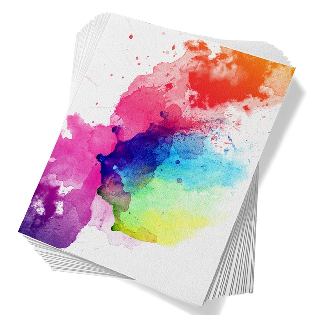 20Sheets Cotton Watercolor Paper Bulk Cold Press Paper Drawing Paper For  Watercolorist Students Beginning Artists - AliExpress