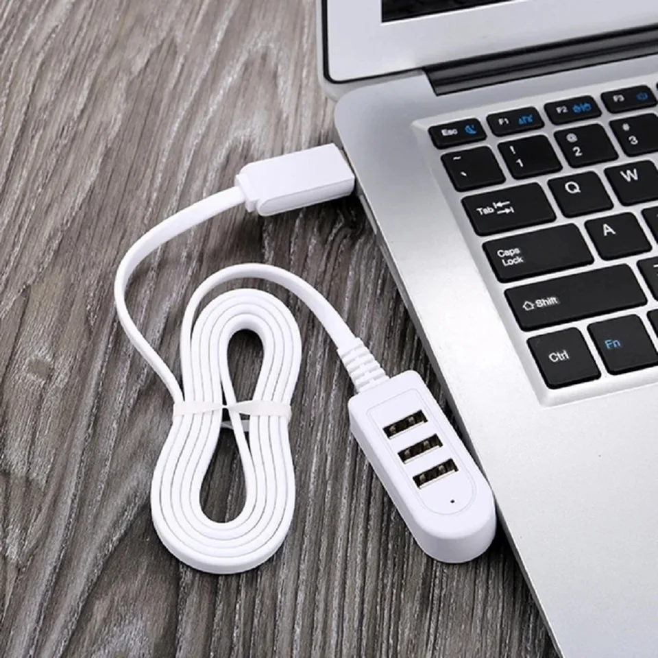 3 In 1 USB Splitter Multi Function Charger Hub