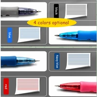Retractable Gel Pen set 0.5mm Black Blue Red Ink Refill Ballpoint Pens School Office Supplies Business Signature Stationary 6