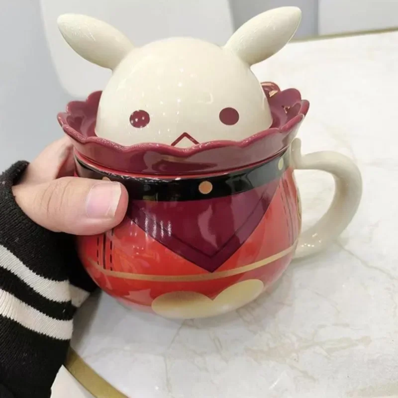 

Round Rolling Cup Ceramic Cute Coffee Cup Beverage Anime Role Playing Props Christmas Gifts Children's Accessories