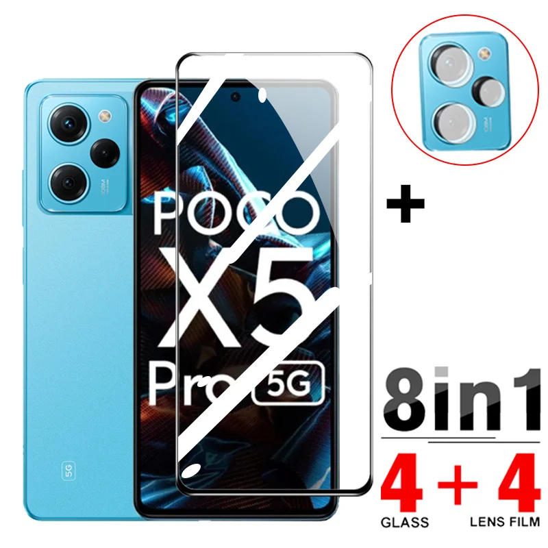 

Poco F5 Pro Tempered Glass For Xiaomi Poco x5 5G Screen Protector Poco M4 Pro M3 X4 X3 Pro NFC Camera protectors for Poco M 4 pro Glass Film Pocom4 glass protector For Poco X5 Pro phone accessories