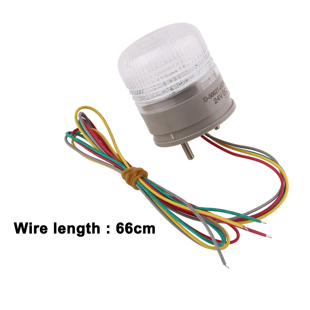 Red Yellow Green 3in1 Flashing Signal Warning Light DC12V24V LED Indicator Lamp With Buzzer /No sound Small Security Alarm Light strobe warning light