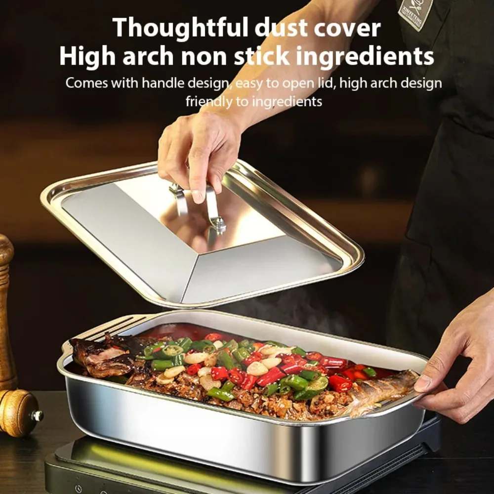 Stainless Steel BBQ Tray 4