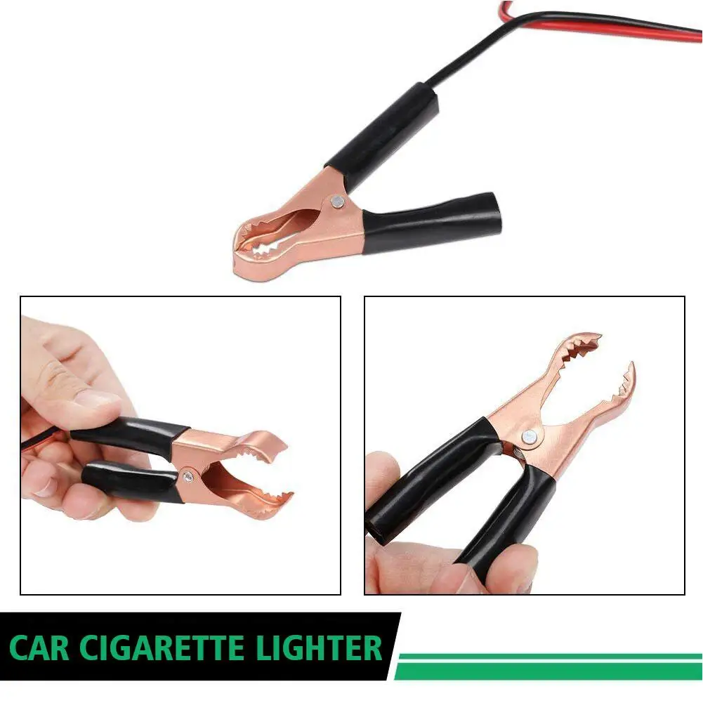 클립이 있는 자동차 고출력 순수 배터리, 시가렛 12V 220W 라이터 소켓 플러그 소켓, 암컷 자동차 볼트 24V E2f4