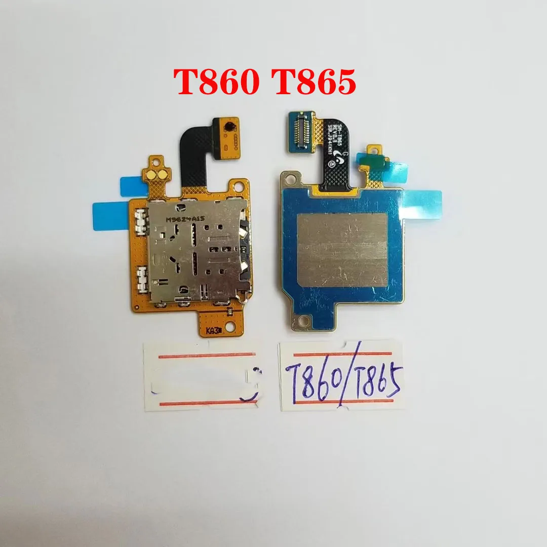 For Samsung Galaxy Tab S6 T860 T865 Sim Card Slot Small Plate Antenna Seat Horn Cable Small Plate Original