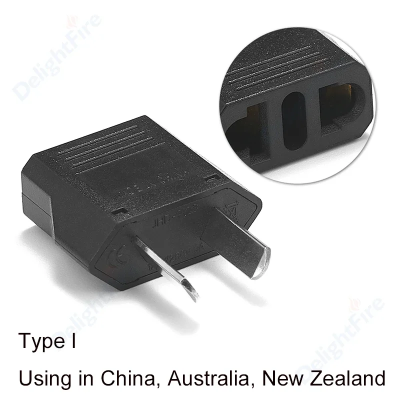 Copper AU Power Adapter Travel Adaptor Australia Converter US EU to AU Plug Electric Converter Socket For Australia New Zealand