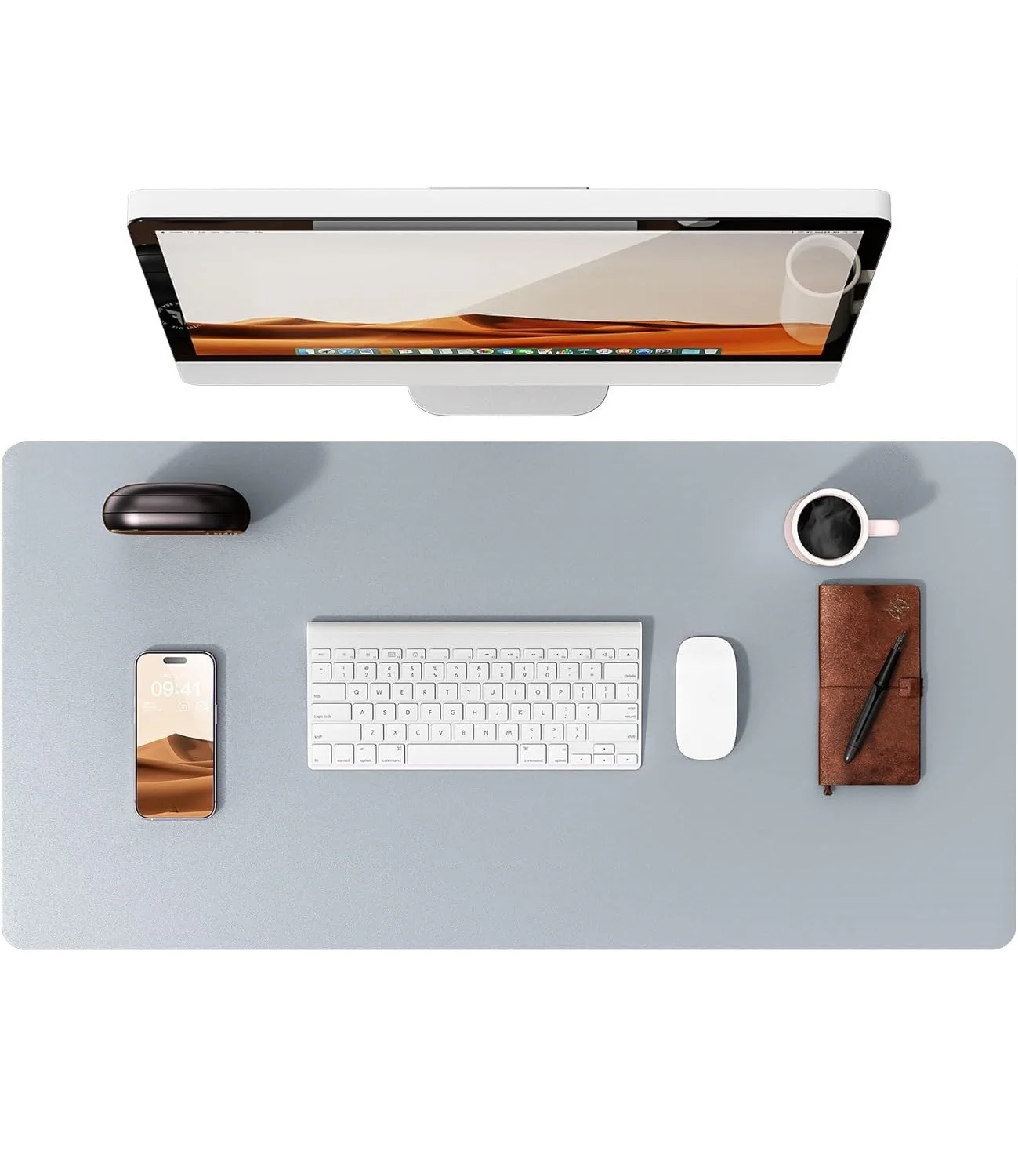 Premium Leather Desk Protector | Extra-Large Workspace Mat