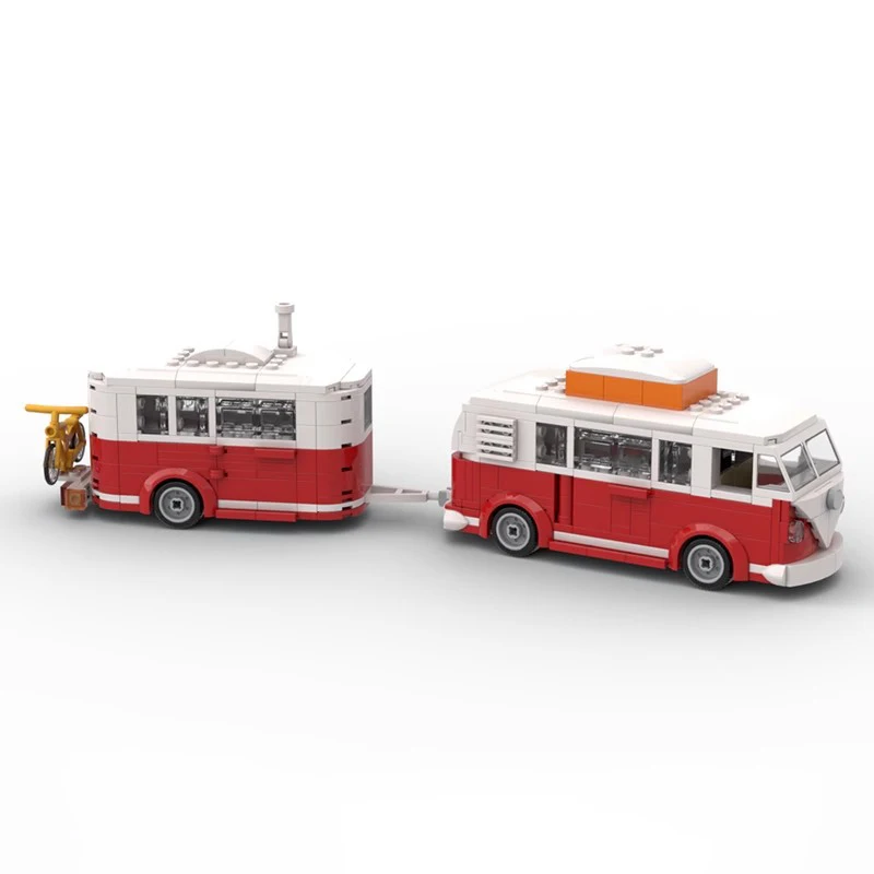 VW T1 Camper Van and Trailer 1