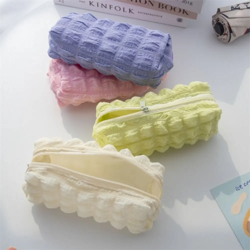 

1 шт. милый пенал для карандашей на затяжках, сумка для ручек для девочек, милые канцелярские товары, Большой Вместительный пенал, фоторучка, косметичка, сумка для хранения