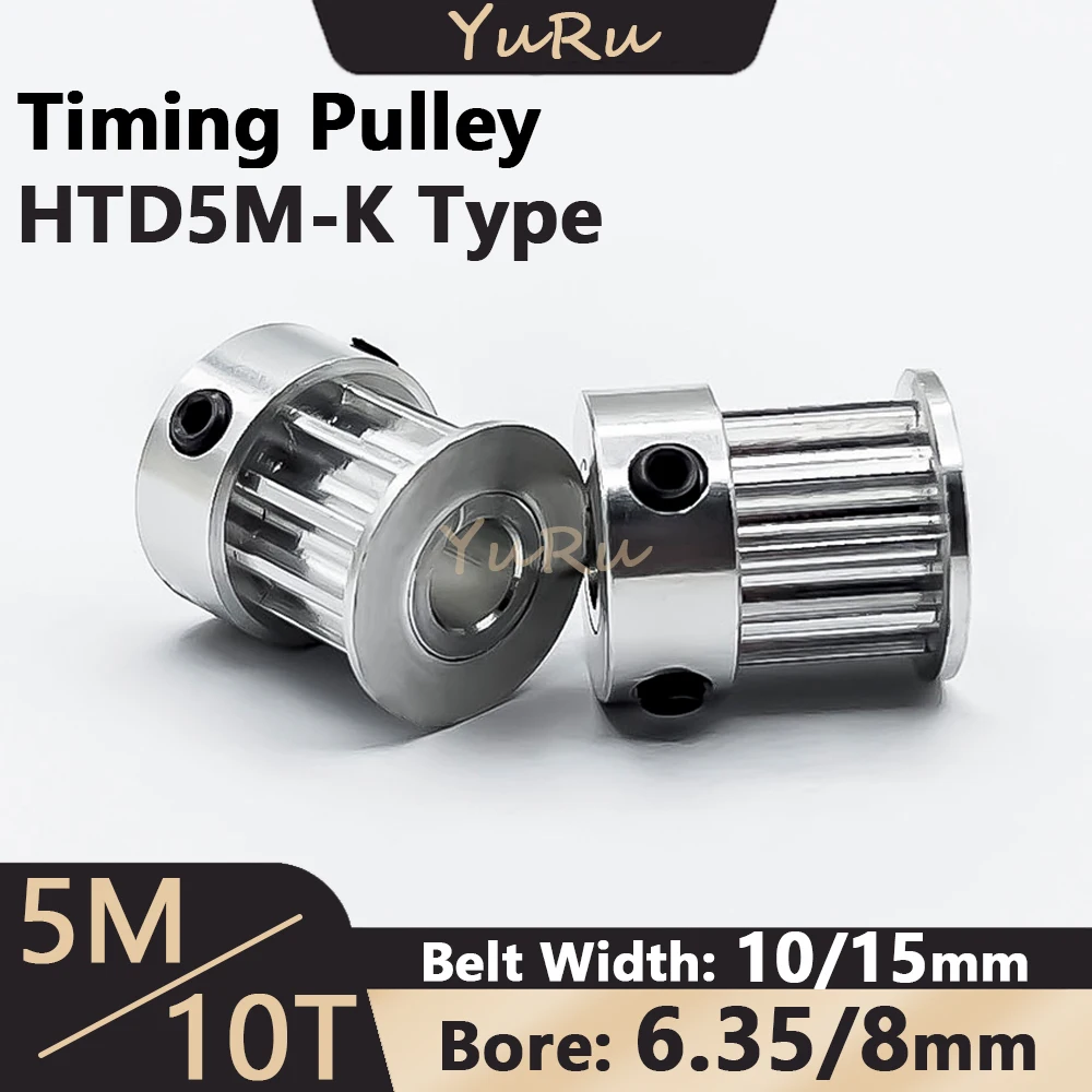 3D Printer Accessories Timing Belt Pulley Timing Pulley 1/5/10PCS HTD5M 10Teeth