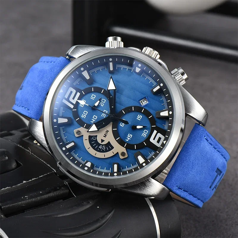 

Men's Top Luxury Quartz Watch Original Brand Full Function Date Chronograph Waterproof Fashion Clock Watches for Men