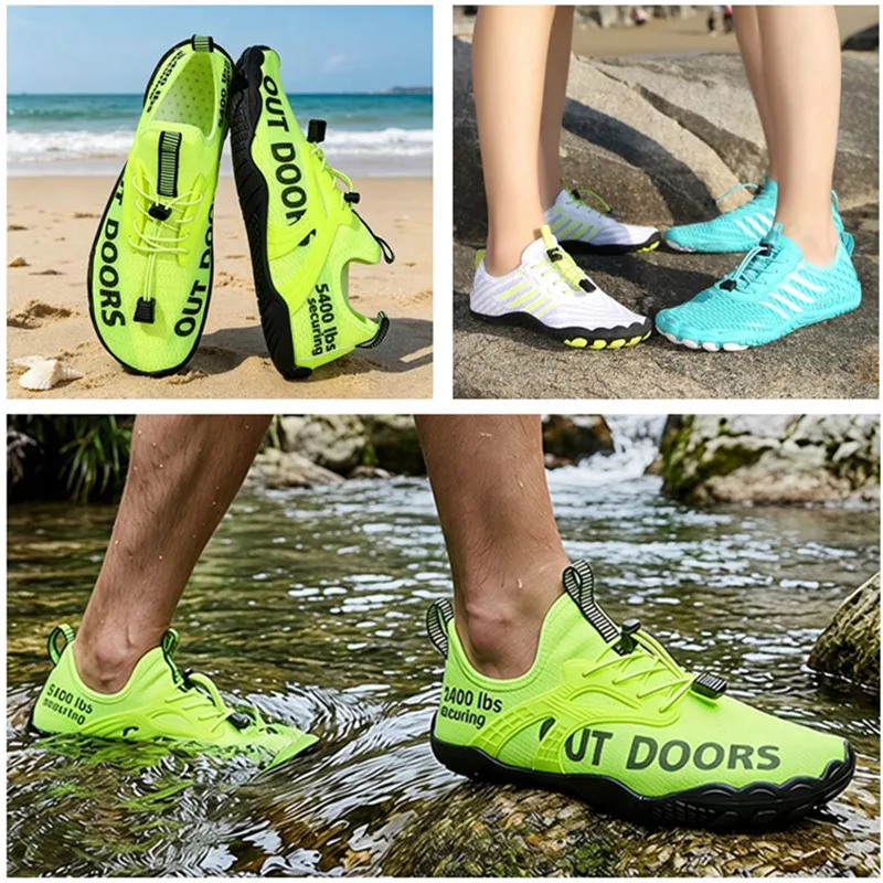 Vibrant Unisex Quick-Dry Aqua Sneakers
