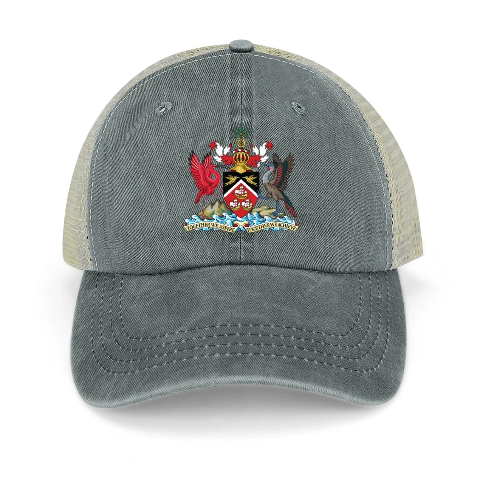 Trinidad and Tobago Coat of Arms Cowboy Hat Military Tactical Caps New