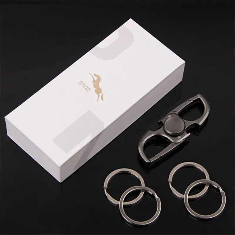 Q0KB Metal Spinner Fingertip Fidget Toy Interactive Anxiety Relief High Speed Spinner Novelty Gadget Toy for Autism Adults 4