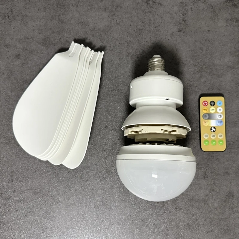 

Detachable Fan Lamp 30W Cooling Fan with Light and Remote Control 3000K-6500K
