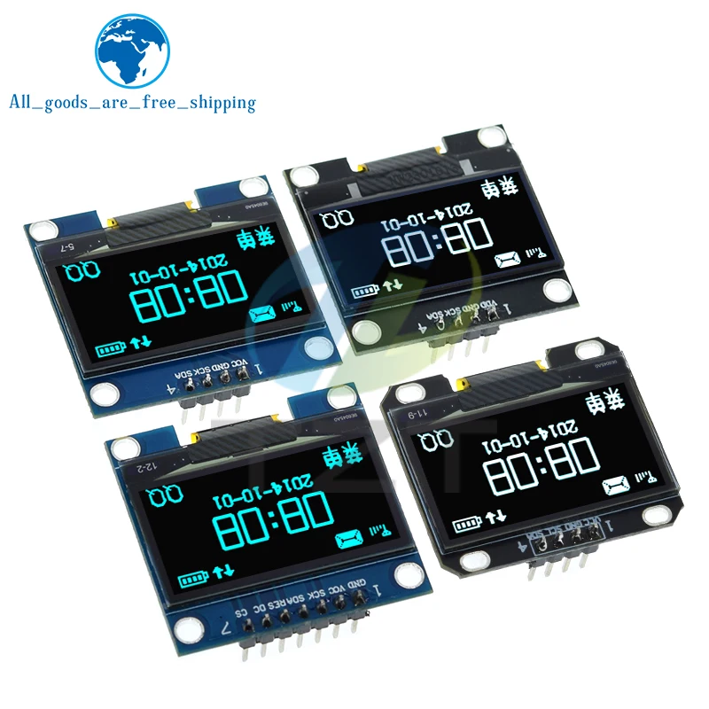 Display I2c Per Progetti Elettronica Display OLED 1.3 Pollici I2C 128x64 Bianco - Modulo Per Arduino, Raspberry Pi, Alimentazione 3.5-5V, Controllo Semplice Modulo OLED I2C Per Arduino Raspberry Pi - Foto 11