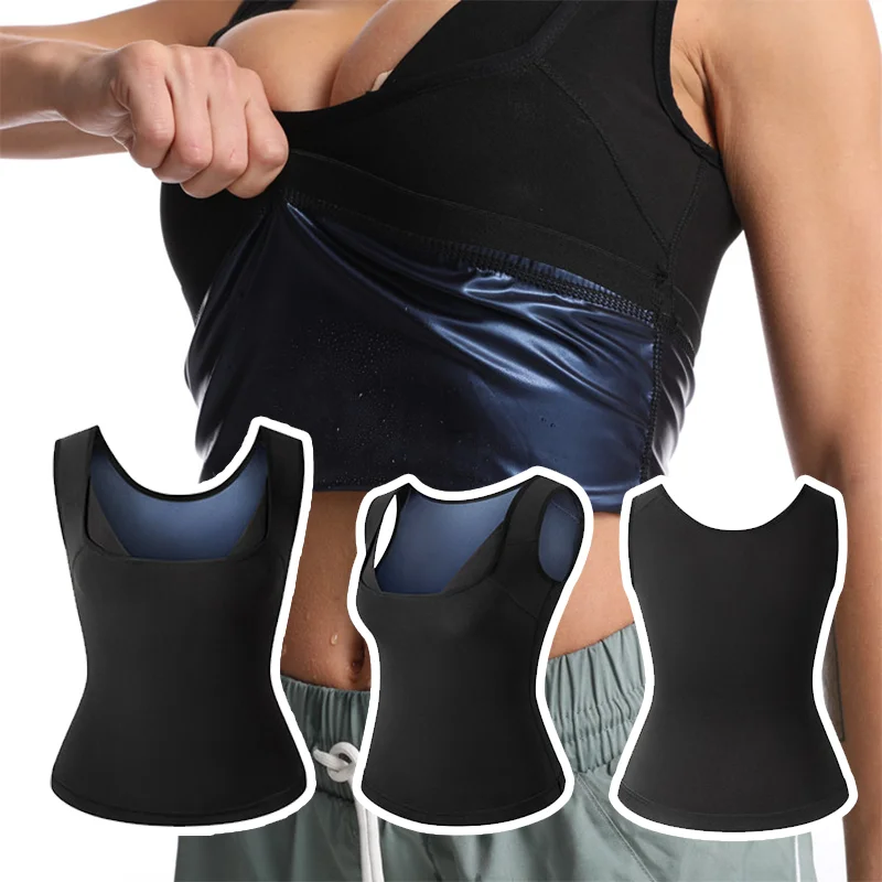 

Sweating clothing sports running fitness clothing sweating clothing weight loss perspiration clothing training vest gym exercise