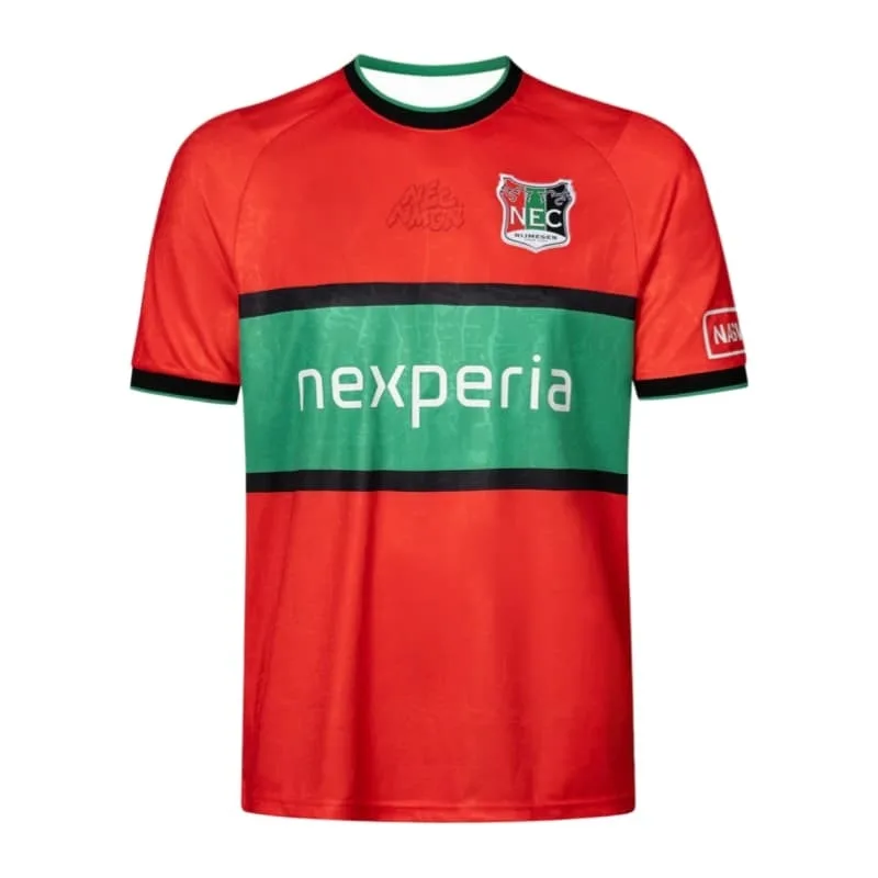 Neue 2026 NEC Nijmegen 2026-27 Saison Heim- und Auswärts-Fußballtrikots, atmungsaktive Kurzarm-Sporttrikots für Erwachsene/Kinder, Familien-Set