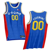 Philippines Custom Basketball Jersey Fashion Casual Sleeveless Hot Selling T-shirt Children's Quick Drying Breathable Sports Top 1