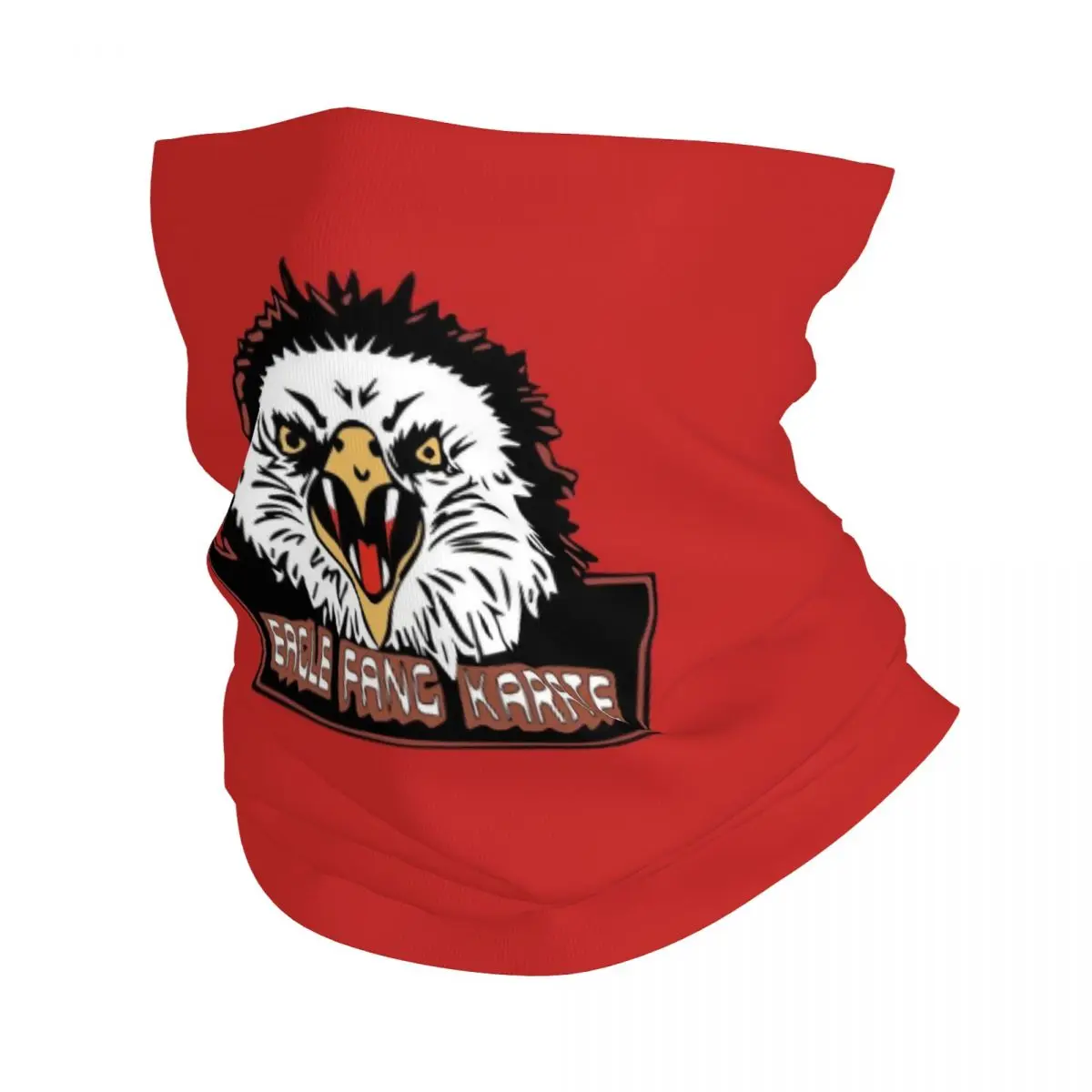 

Cobra Kai Judo Dojo Hawk Bandana Neck Cover Printed Eagle Fang Karate Wrap Scarf Multifunctional Face Mask Unisex All Season