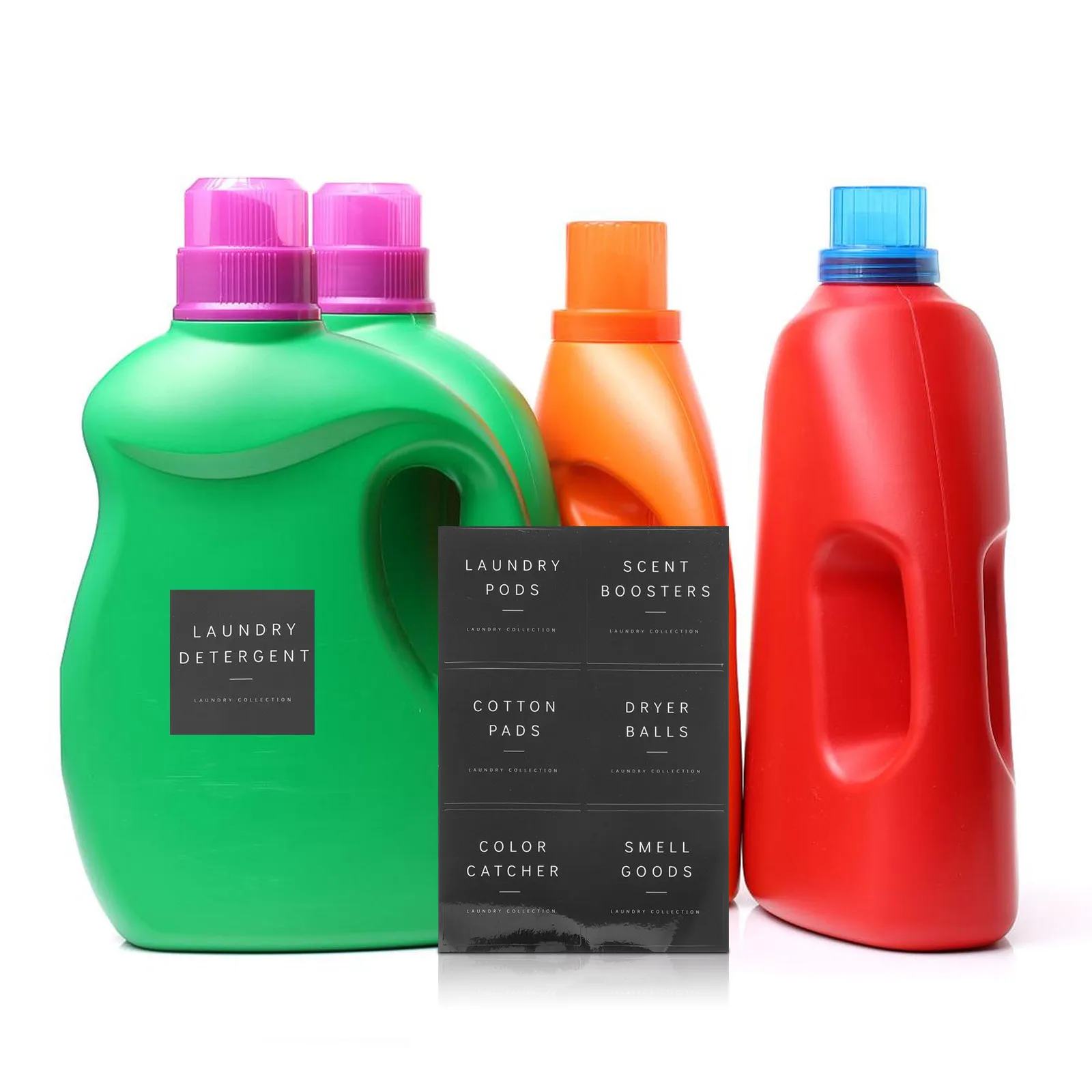 15x Waterproof Labels For Laundry Bottles Bathroom Labels For Containers Adhesive Laundry Soap Dispenser Stickers Laundry Labels - 3