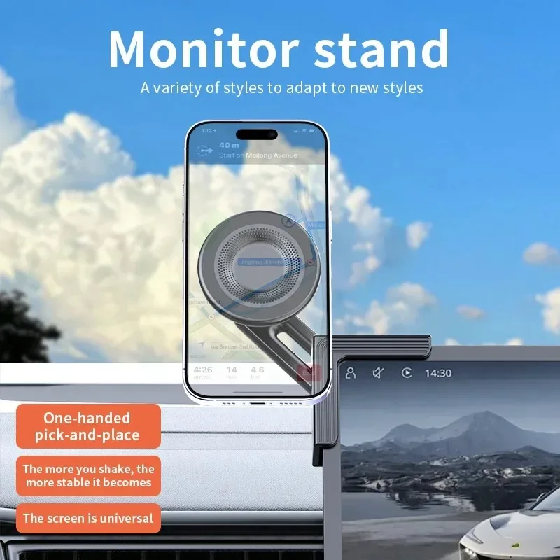 Magnetic Central Control Screen Phone Mount