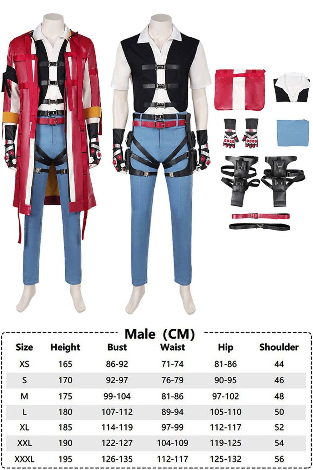 男性のためのtekken 8 leoコスプレコスチューム、ファンタジー