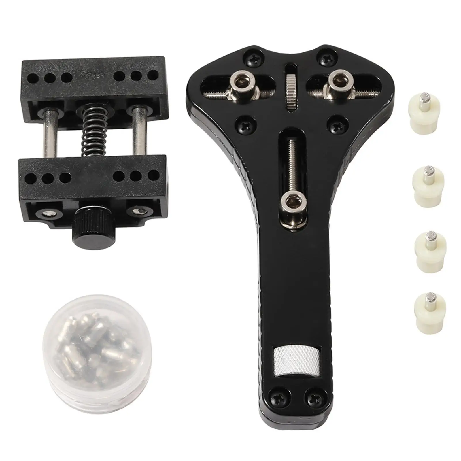 

Watch Repair Tool Set Professional Steel Adjustable Watch Back Opener Wrench