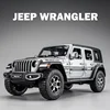1:22 Jeeps Wrangler Rubicon Alloy Model Car Toy Diecasts Metal Casting Pull Back Sound and Light Car Toys For Children Vehicle 1