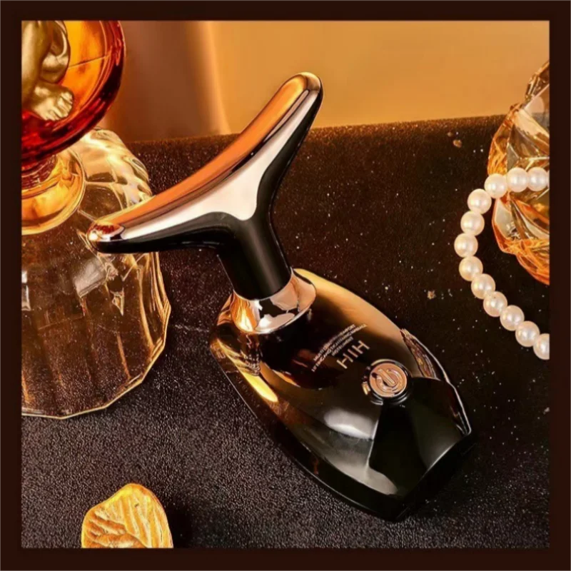 Gold Electric Facial Beauty Instrument Lifting And Firming Facial Eye Massager Household Vibration Ultrasonic Massager 3