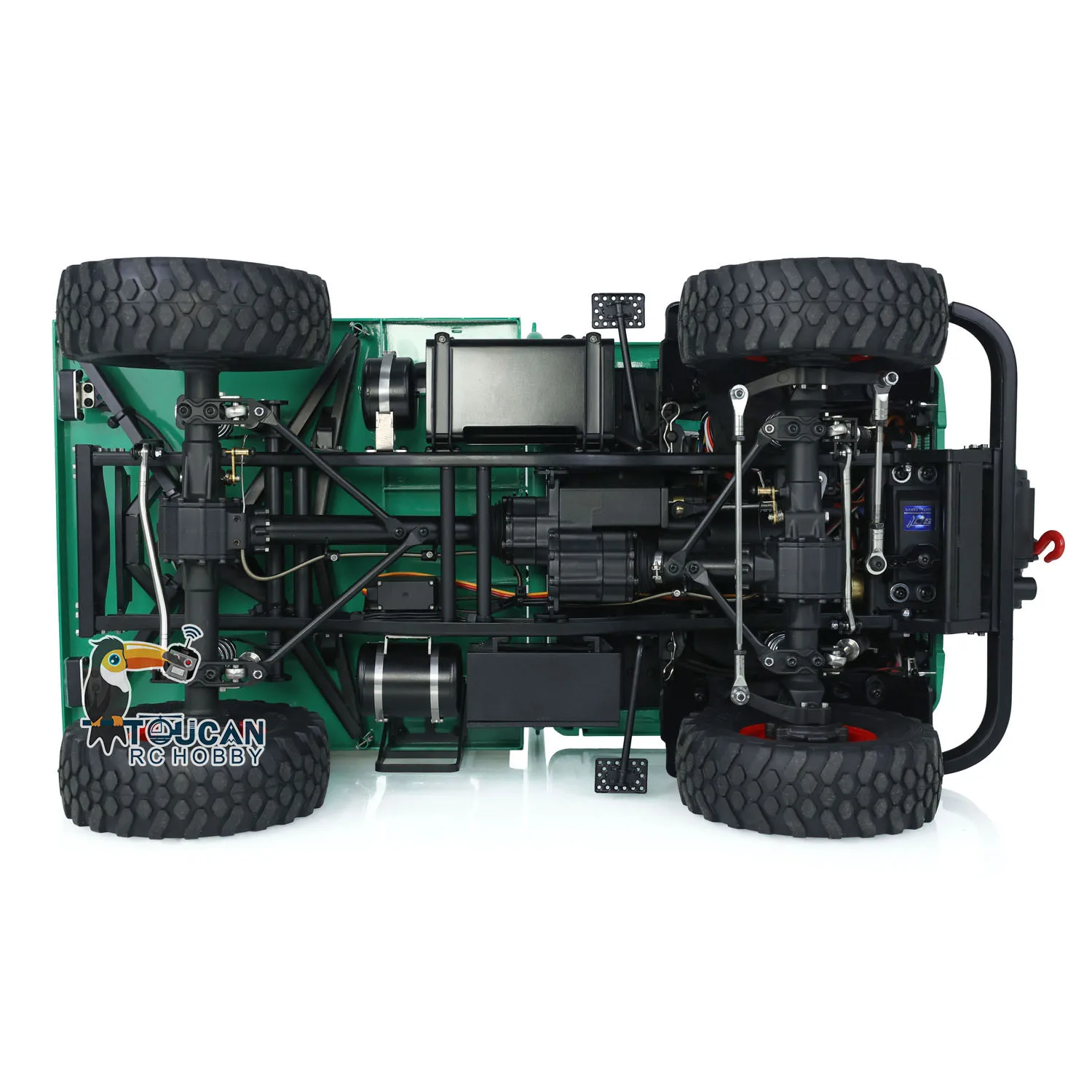 LESU Metal Crawler Off-Road Vehicles 4x4 RC for 1/10 Toucan Hobby U406 Remote Control Car RTR Painted Toys Gifts Model THZH1441 6
