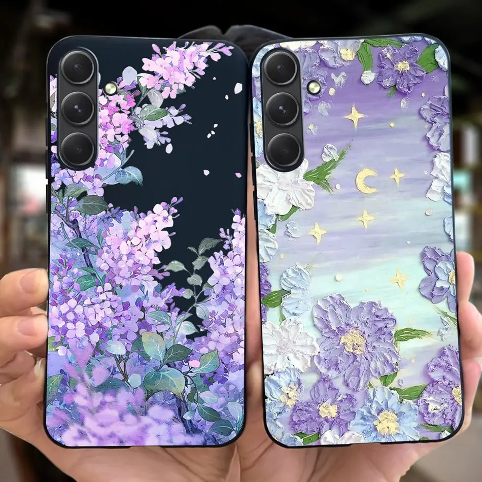 Fashion Moon Pattern Soft Silicon Back Cover