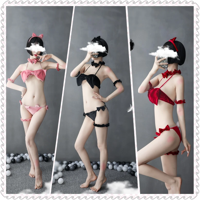 

Summer New Network Red Wind Fun Inn Master, I'll Serve You Sexy, Cute, Bow Knot, Abnormal, Sexy, and Sexy