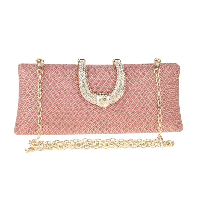 YYW Fashion Women Gold Evening Bag Party Banquet Glitter Bag For Ladies Wedding Clutches Handbag Shoulder Bag Chain Bolsas Mujer