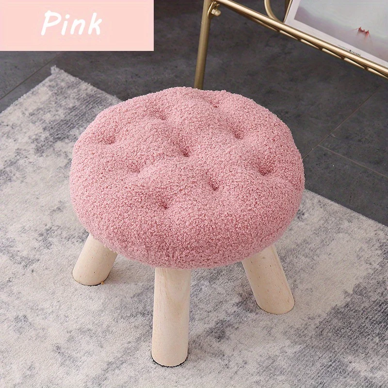 Flower Stool, Footstool, Shoe Changing Stool, Sofa, Coffee Table, Low Stool, Small Round Stool, Living Room, Bedroom