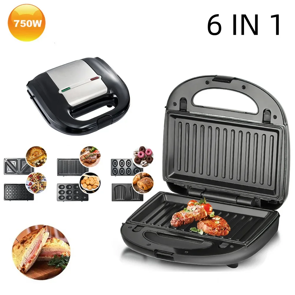 110V Six-In-One Three-Minute Cake Batter Pancake Maker Nut Machine Madeleine Cookie Steak Knife 6-In-1 China Mainland Origin