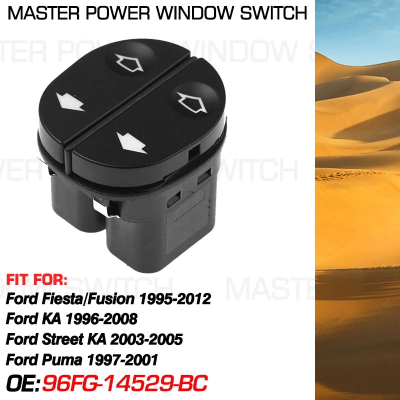 Interruttore Alzacristallo Elettrico Per Auto Muslima8 Pin Per Ford Fiesta/Fusion 1995-2012 Ford Street Ka 2003-2005 Ford Puma 1997-2001