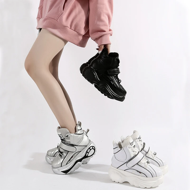 Silver Chunky Platform Sneakers | Chunky Platform Sneaker