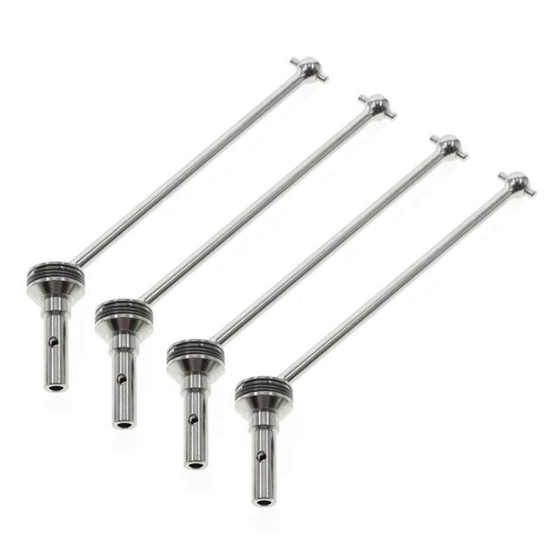 

4Pcs Metal Steel Front and Rear Drive Shaft CVD for 1/8 Sledge RC Car Upgrades Parts
