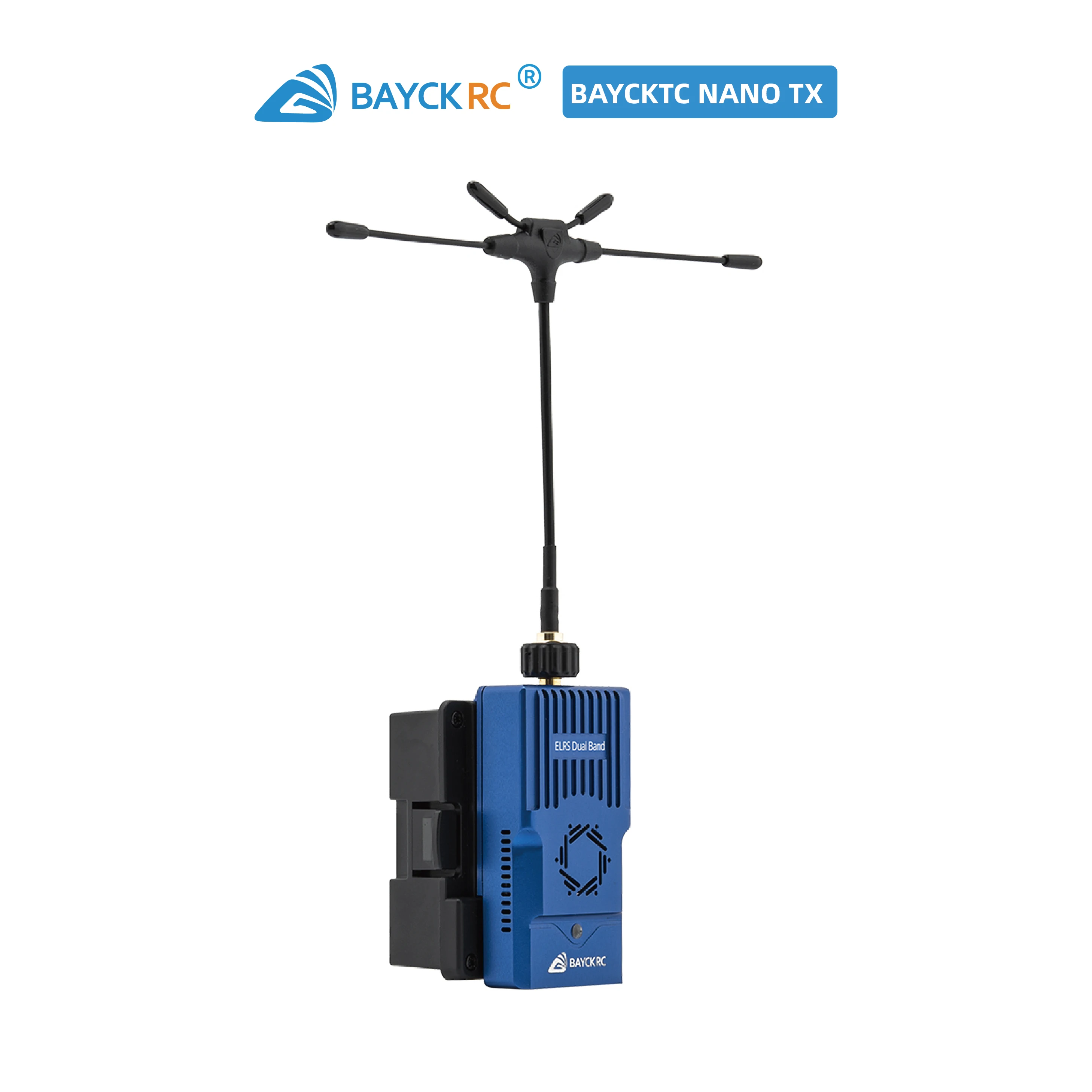 Comparaison des modules ELRS Nano 1W et Gemini 1W côte à côte, avec connecteurs et antennes.