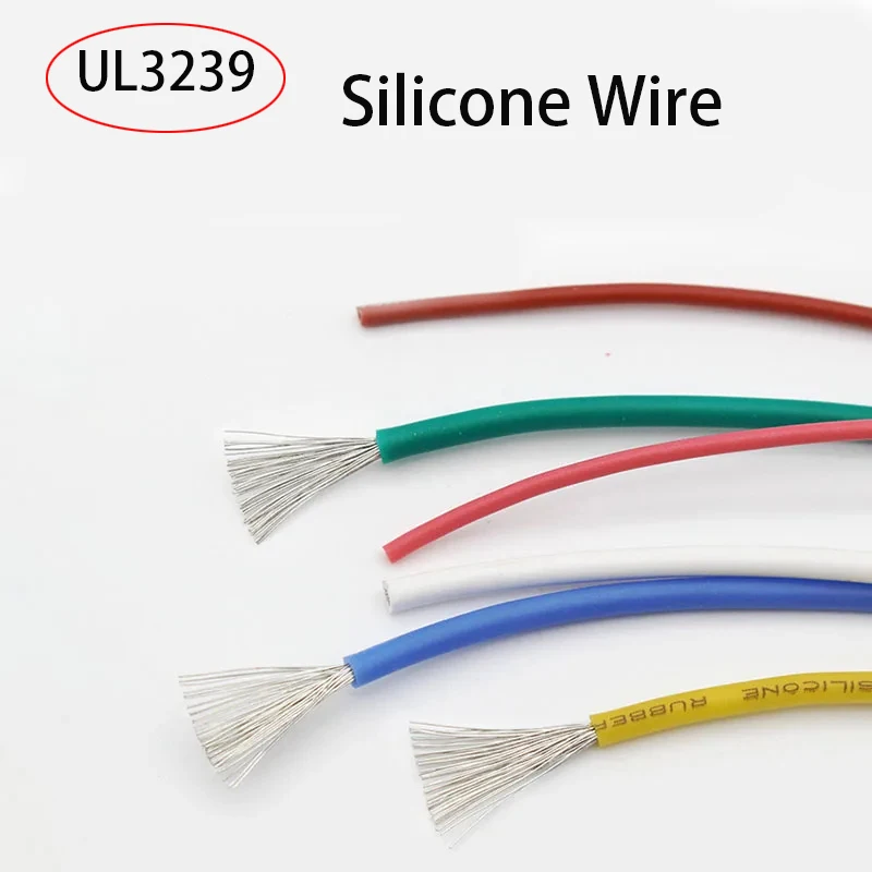 

Луженая медная проволока 20 AWG, Мягкая силиконовая резина, изолированный гибкий электронный светильник UL3239