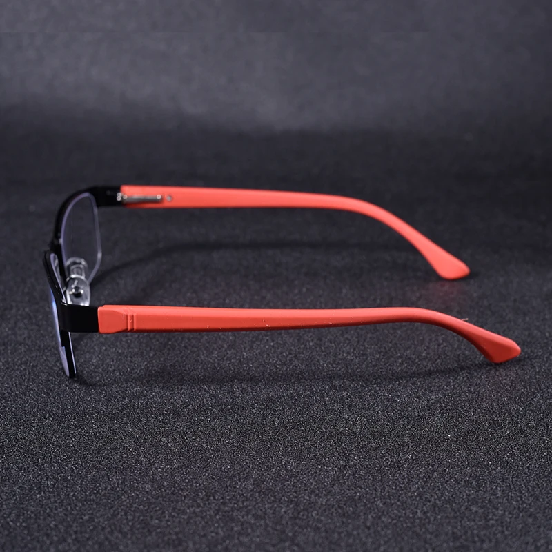 Hochwertige Legierungs-Lesebrille für Männer mit Power-Folding-Anti-Blaulicht-Brille mit Federscharnier + 125 + 175 + 225 + 275 – Detail 14