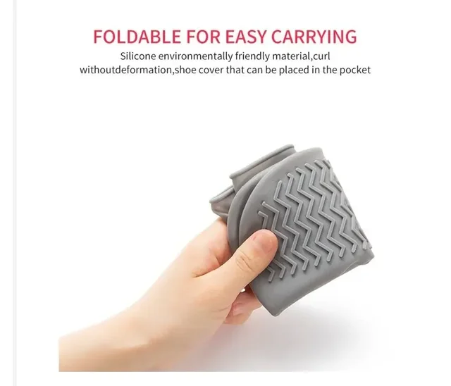 실리콘 미끄럼 방지 방수 신발 커버: 비오는 날을 위한 완벽한 보호책