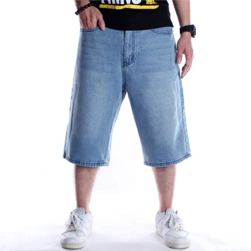 

Hip Hop Korean Style Jeans 2023 Autumn And Winter Man New Fashion Shorts Loose Cropped Trousers High Street Casual Jeans