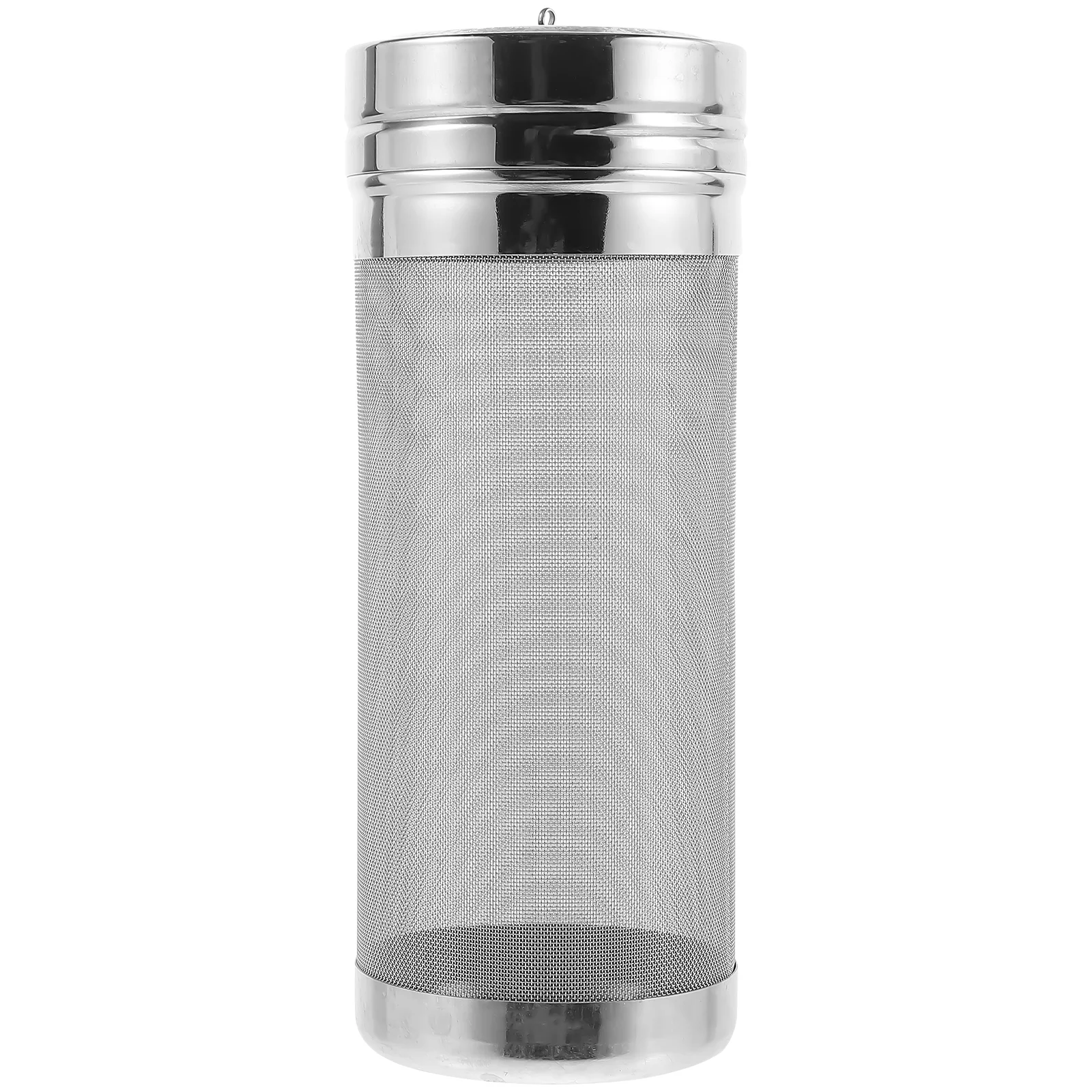 

Stainless Steel Reusable Filter Cylinder Lidded Strainer