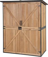 Outdoor Storage Shed Upgraded with Strong Metal Frame Garden Tool Shed Storage House Cabinet with Adjustable Shelfs 1