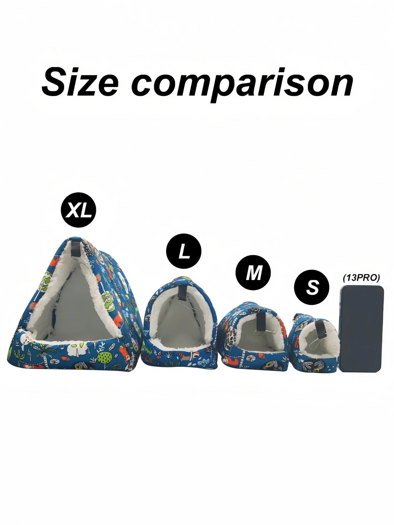 1pc, S/M/L/Xl Birdcage, Warm Bird'S Nest, Winter Bed, House Shed, Hanging Bed, Tent, Plush Hiding Room, Small Pet Parrot