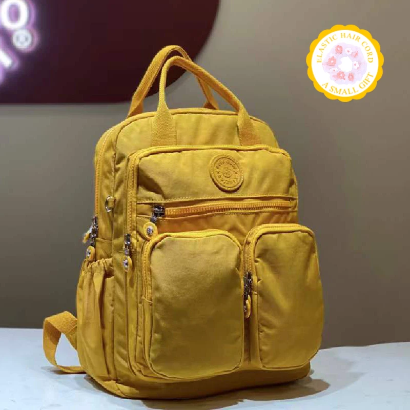 2022 Fashion Woman Backpack Waterproof Nylon Soft Handle Solid Multi-pocket Travel Zipper Feminina School Bags Laptop Backpack - Backpacks - AliExpress - Аксессуары для мужчин и женщин